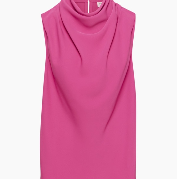 Aritzia | NWT Pink Carter Sleeveless Blouse - Size XL - Picture 5 of 9